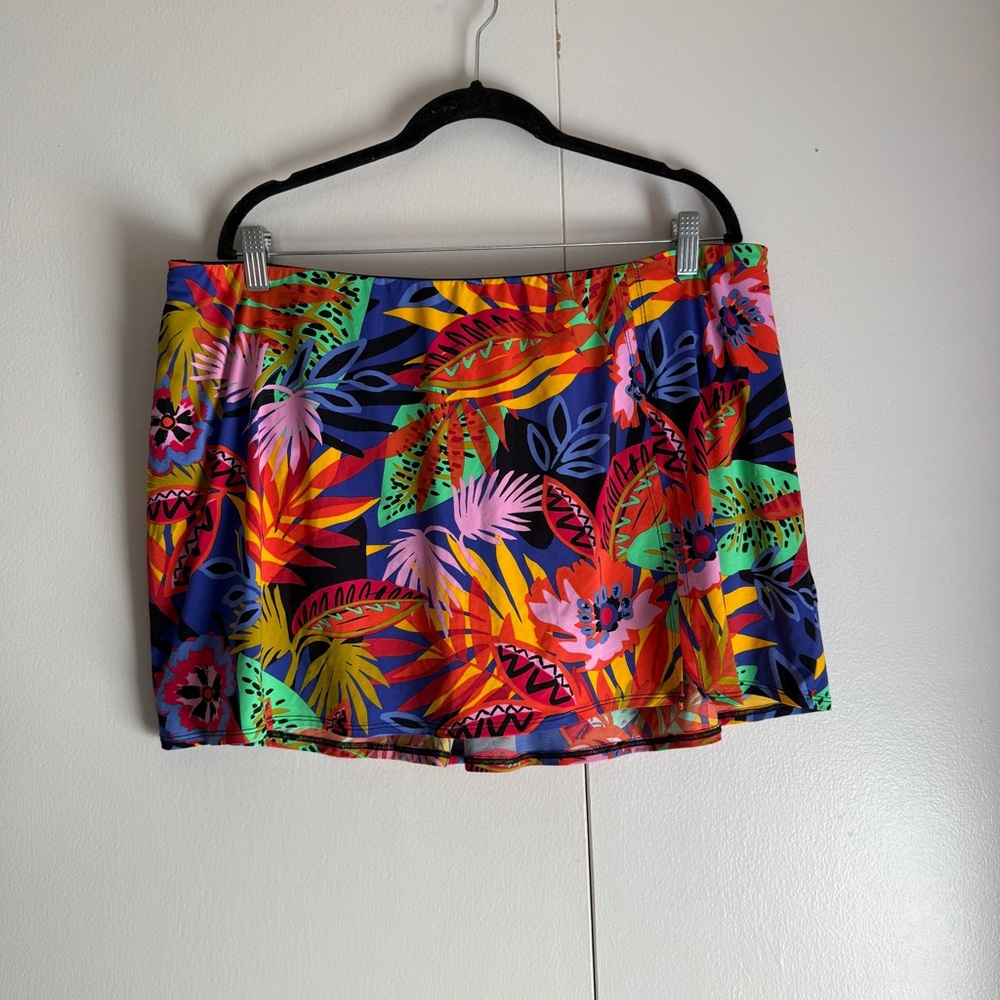 Bleu by Rod Beattie Women’s Night Safari Skirted Swim Bottoms Size 20W - Picture 10 of 14